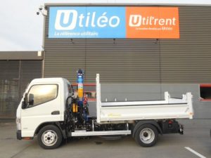 Livraison d'un utilitaire benne grue Mitsubishi Fuso Canter dans le Pays des Achards en Vendée (85) 4