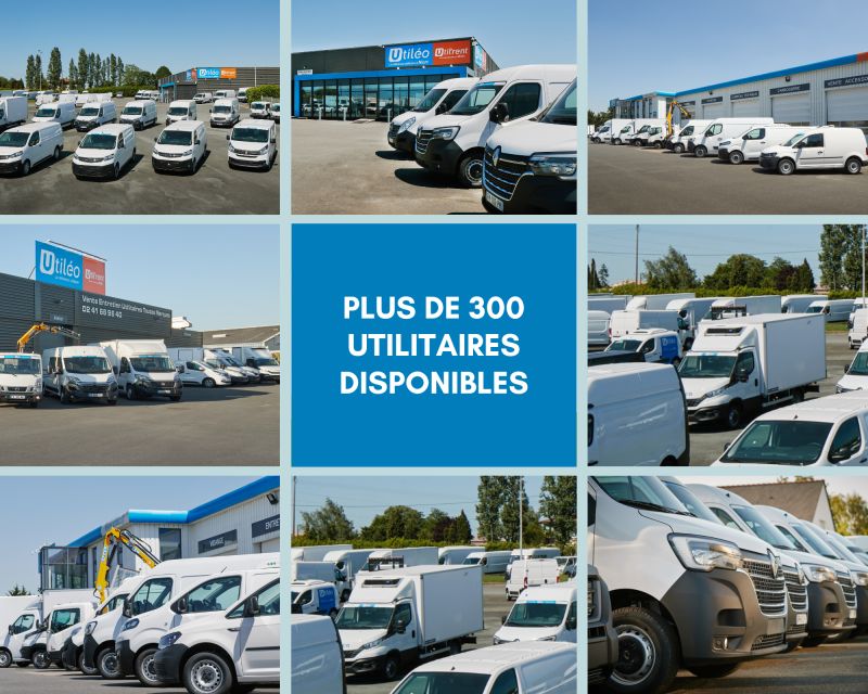 Utiléo - Stock de plus de 300 véhicules utilitaires