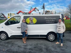 nouveau renault trafic l1h2 à laval livré à des brocanteurs par Utiléo