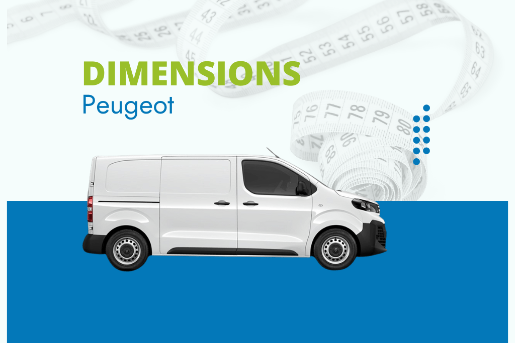 Dimensions et mesures utiles utilitaires peugeot partner, expert et boxer