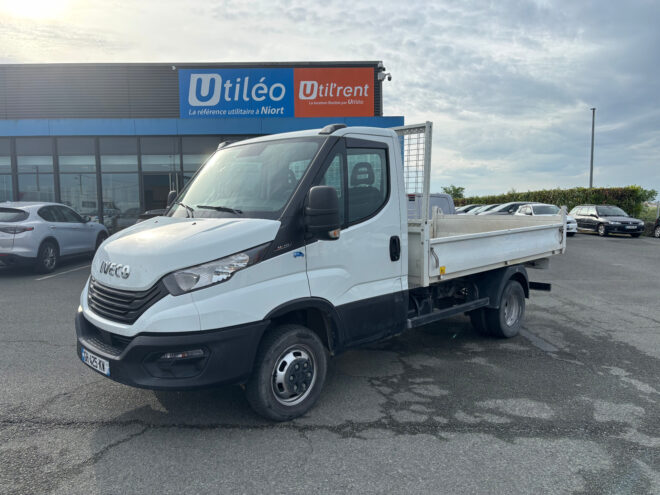 Utilitaires benne d'occasion IVECO DAILY CHASSIS CABINE CC 35 C 14 EMP 3450 QUAD-TOR BVM6 273573