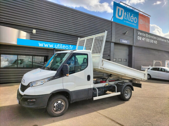 Utilitaires benne d'occasion IVECO DAILY CHASSIS CABINE CC 35 C 14 EMP 3450 QUAD-TOR BVM6 274068